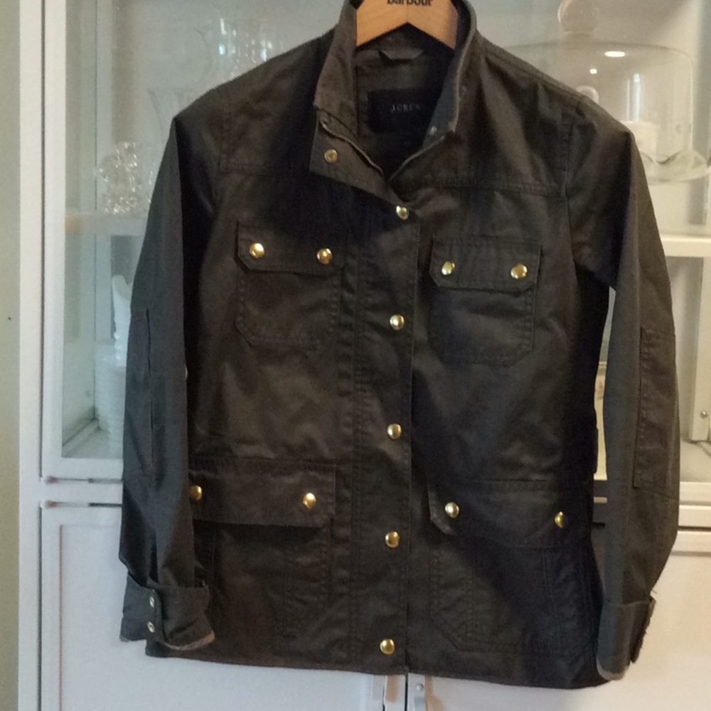 J.Crew Utility Jacket Style #19034 Olive Small